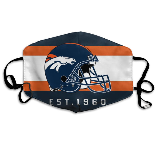 Print Football Personalized Denver Broncos Dust Mask
