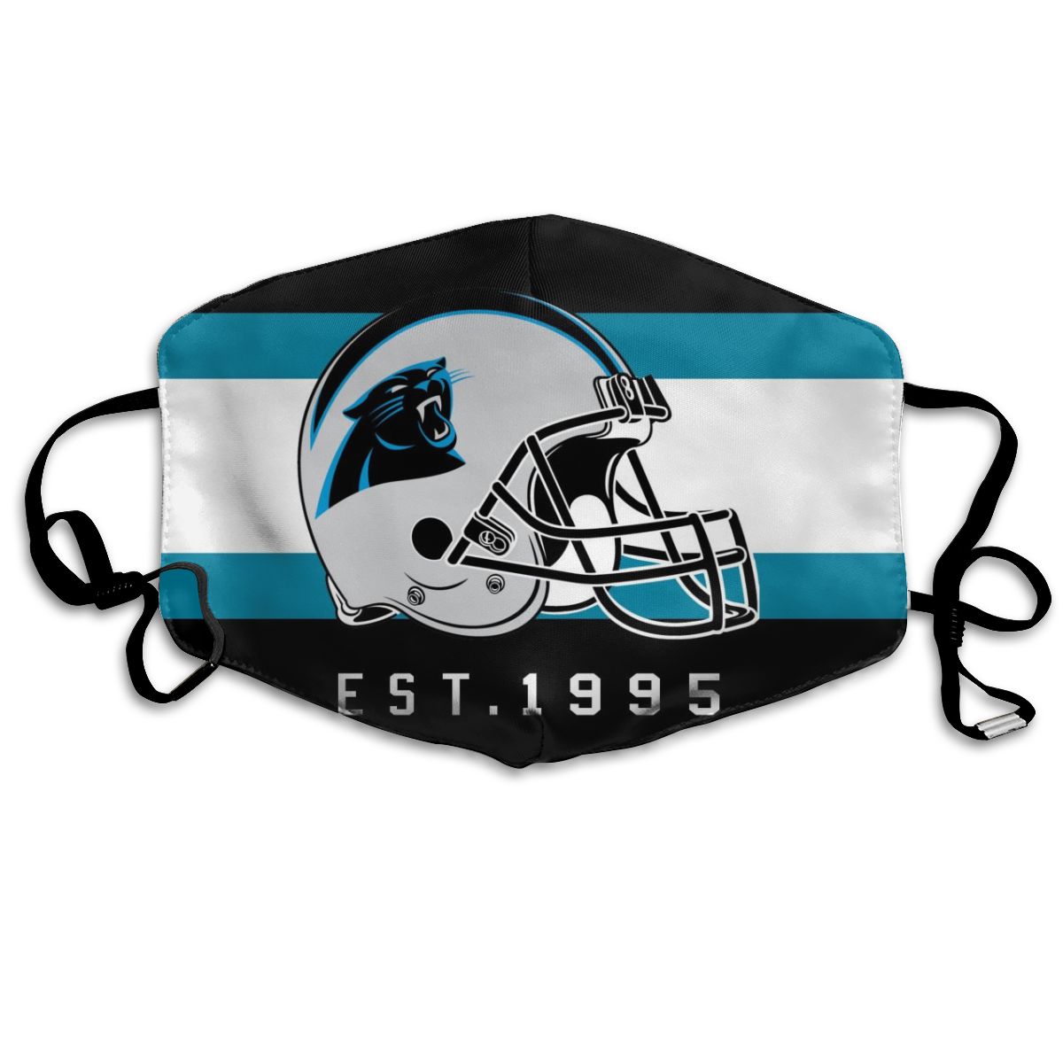 Print Football Personalized Carolina Panthers Dust Mask