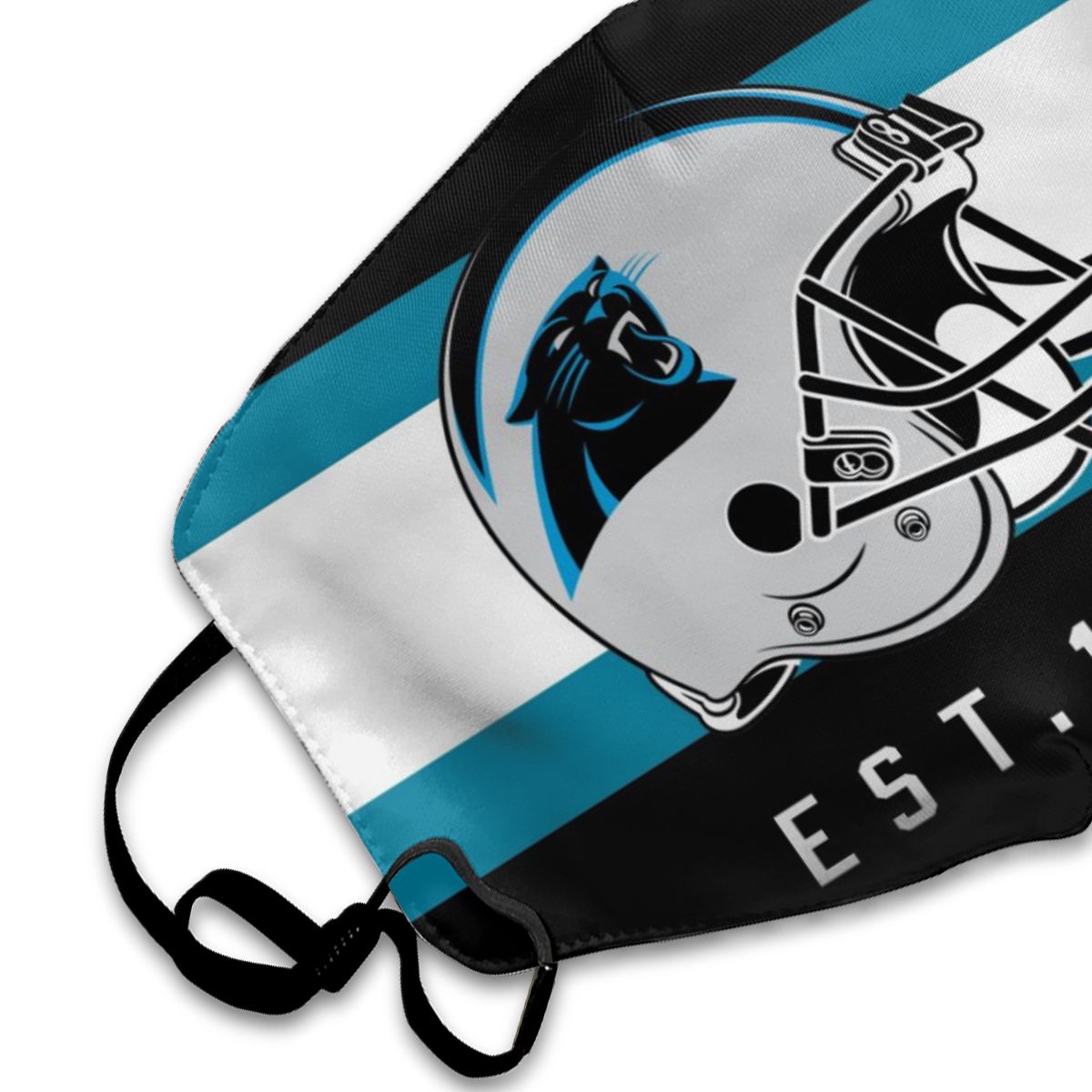 Print Football Personalized Carolina Panthers Dust Mask