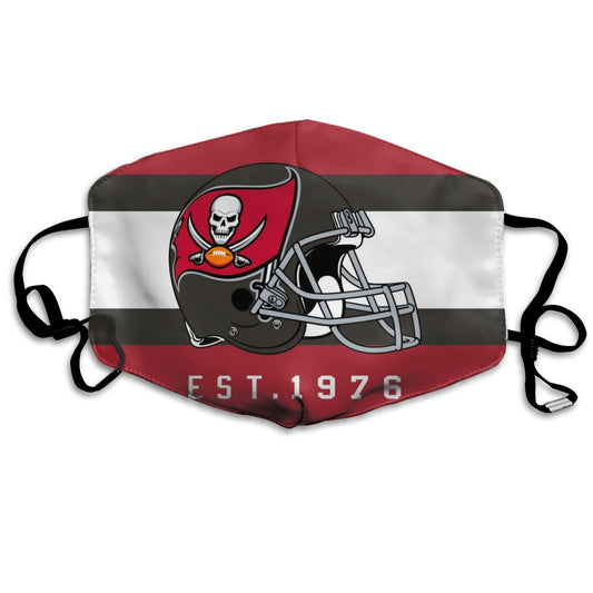 Print Football Personalized Tampa Bay Buccaneers Dust Mask