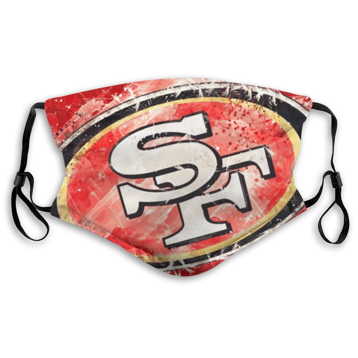 Print Design Football Personalized San Francisco 49ers Dust Mask With PM 2.5 Filter