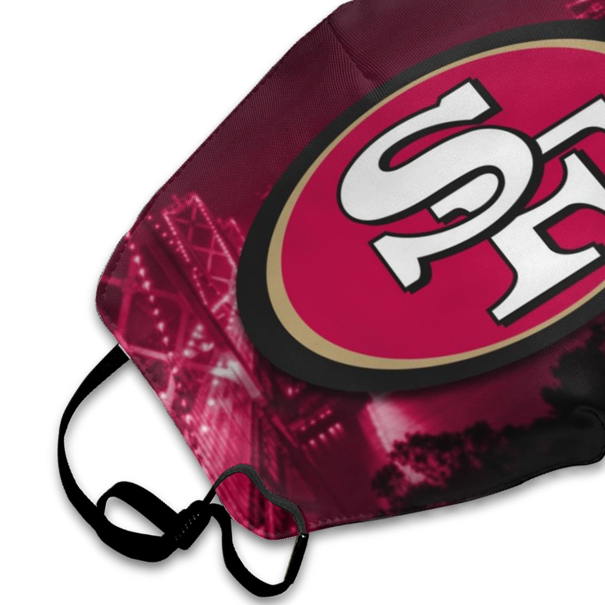 Print Football Personalized Dust Masks San Francisco 49ers Mask Fashion Logo
