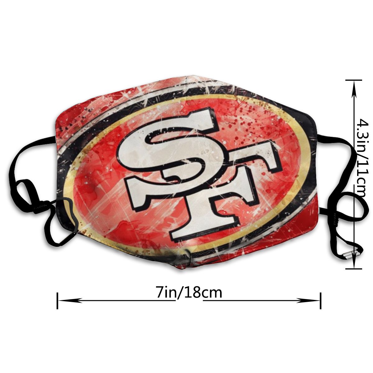 Print Personalized Dust Masks Design San Francisco 49ers Mask