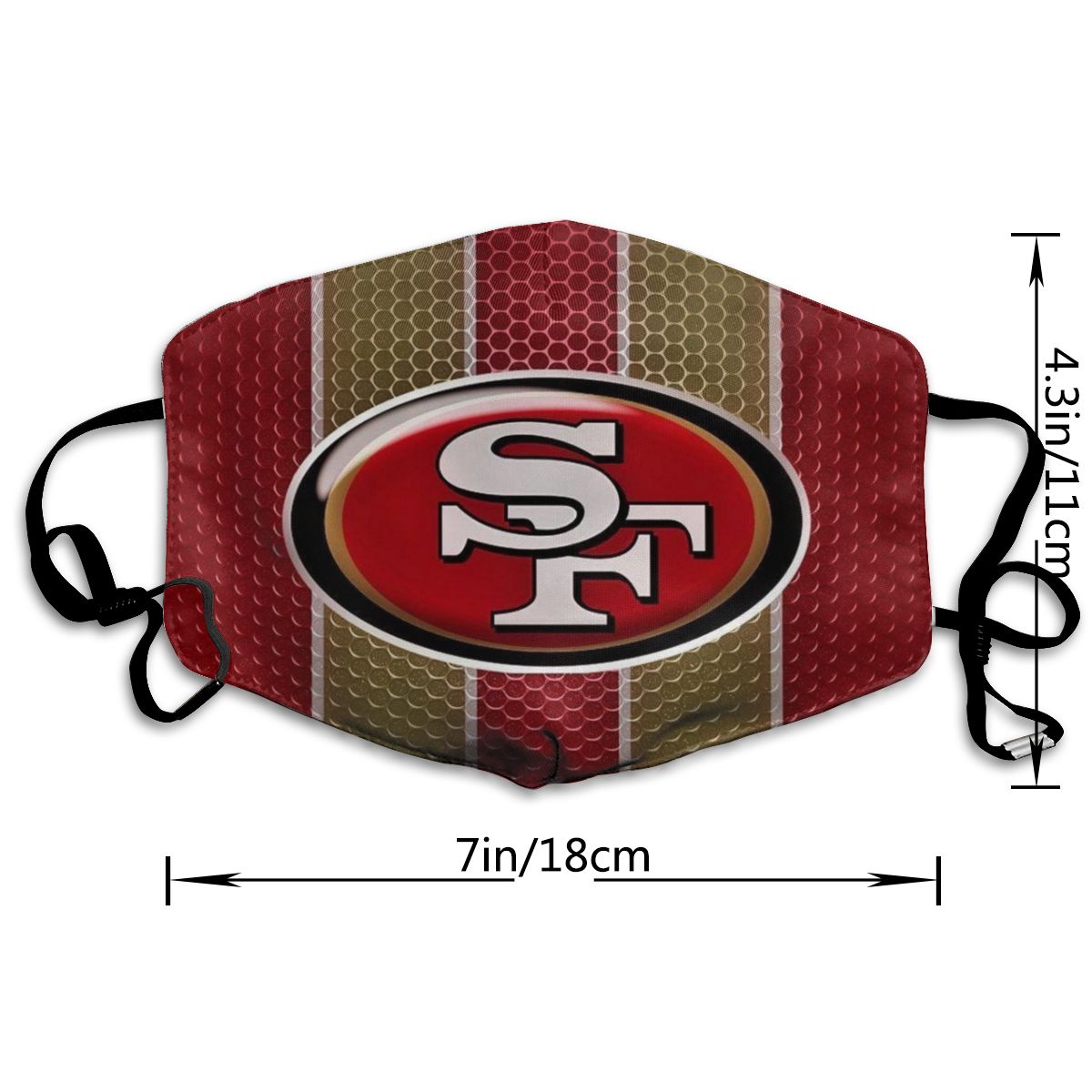 Print Personalized Dust Masks Design Logo San Francisco 49ers Mask