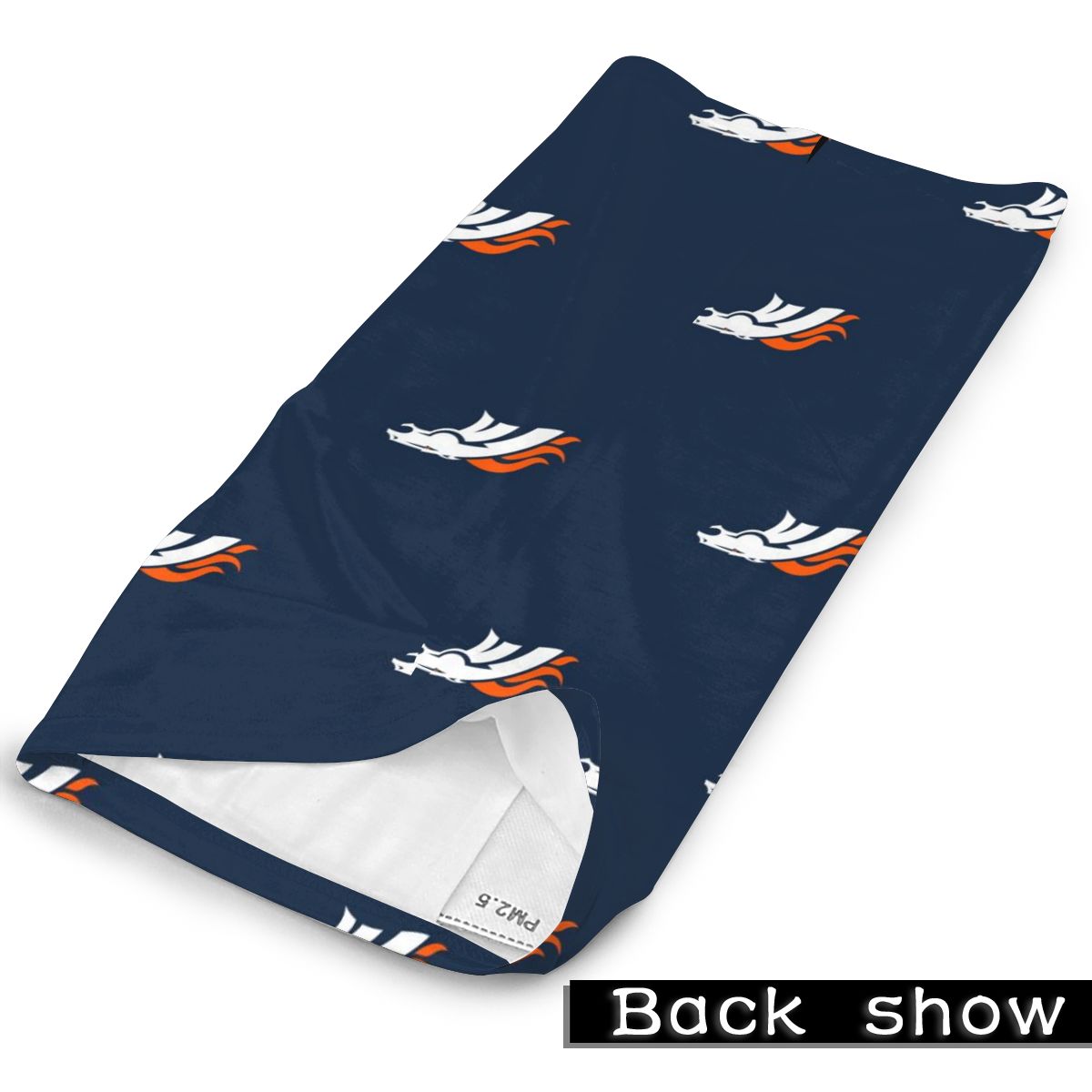 Reusble Mouth Cover Bandanas Denver Broncos Variety Head Scarf Face Mask With PM 2.5 Filter