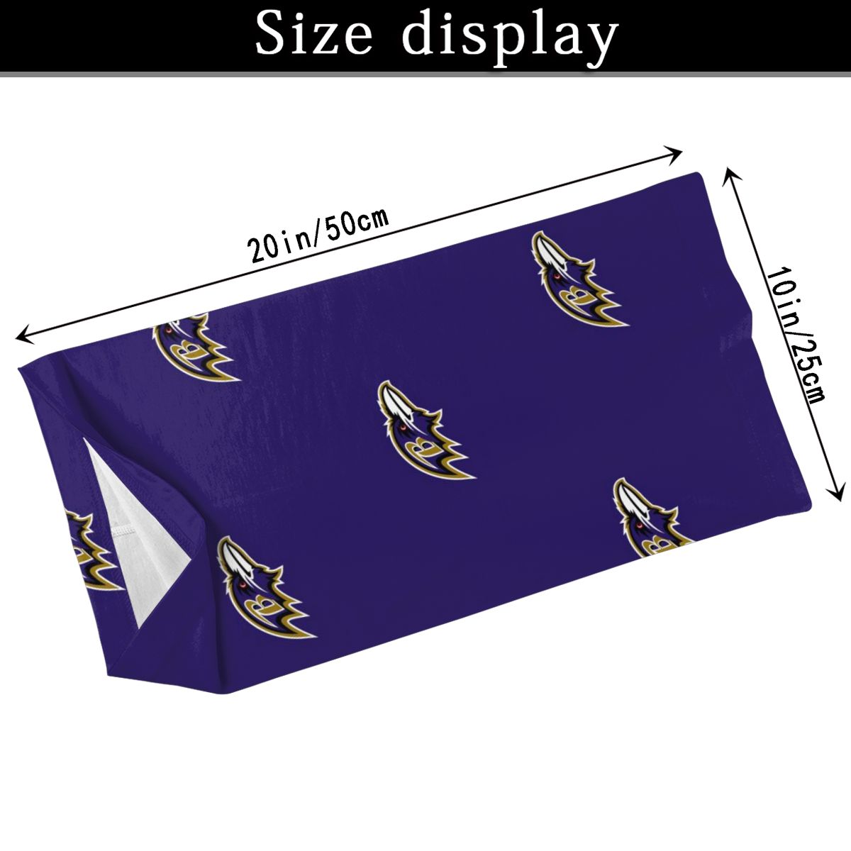 Reusble Mouth Cover Bandanas Baltimore Ravens Variety Head Scarf Face Mask With PM 2.5 Filter