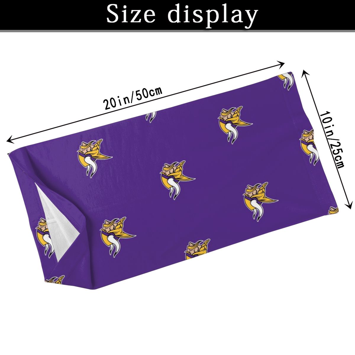 Reusble Mouth Cover Bandanas Minnesota Vikings Variety Head Scarf Face Mask With PM 2.5 Filter