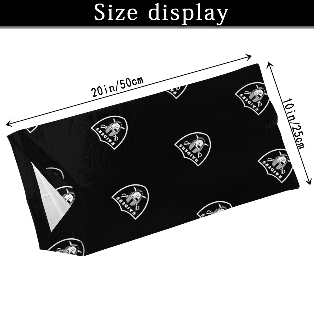 Reusble Mouth Cover Bandanas Oakland Raiders Variety Head Scarf Face Mask With PM 2.5 Filter