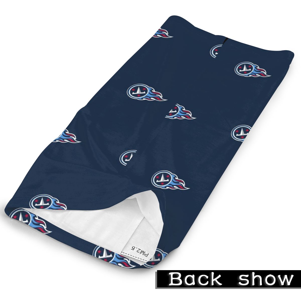 Reusble Mouth Cover Bandanas Tennessee Titans Variety Head Scarf Face Mask With PM 2.5 Filter