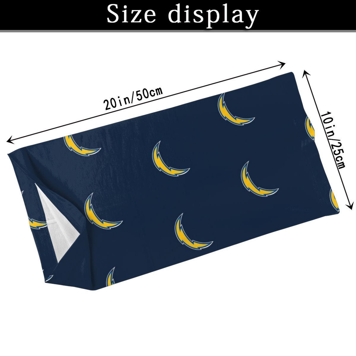 Reusble Mouth Cover Bandanas Los Angeles Chargers Variety Head Scarf Face Mask With PM 2.5 Filter