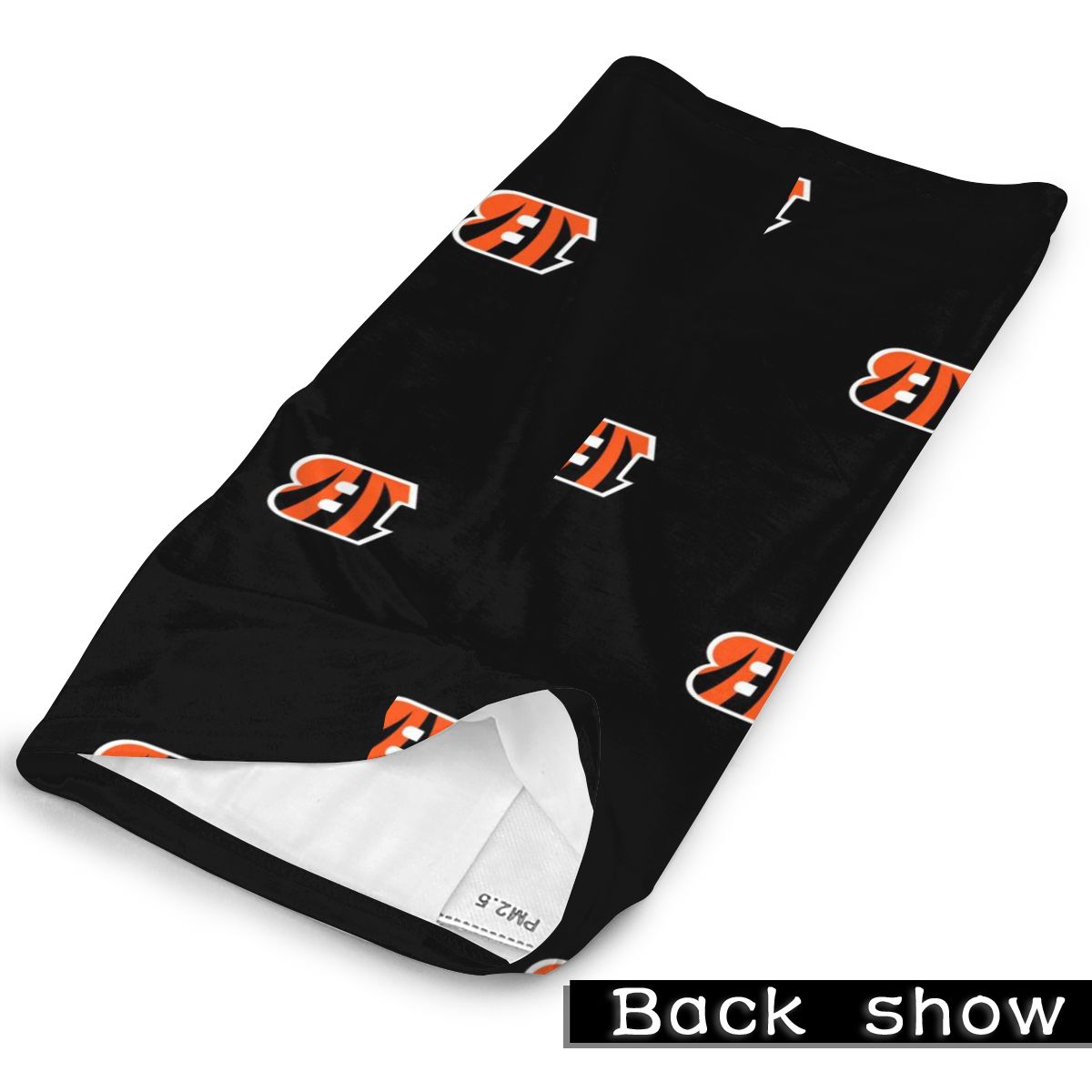 Reusble Mouth Cover Bandanas Cincinnati Bengals Variety Head Scarf Face Mask With PM 2.5 Filter