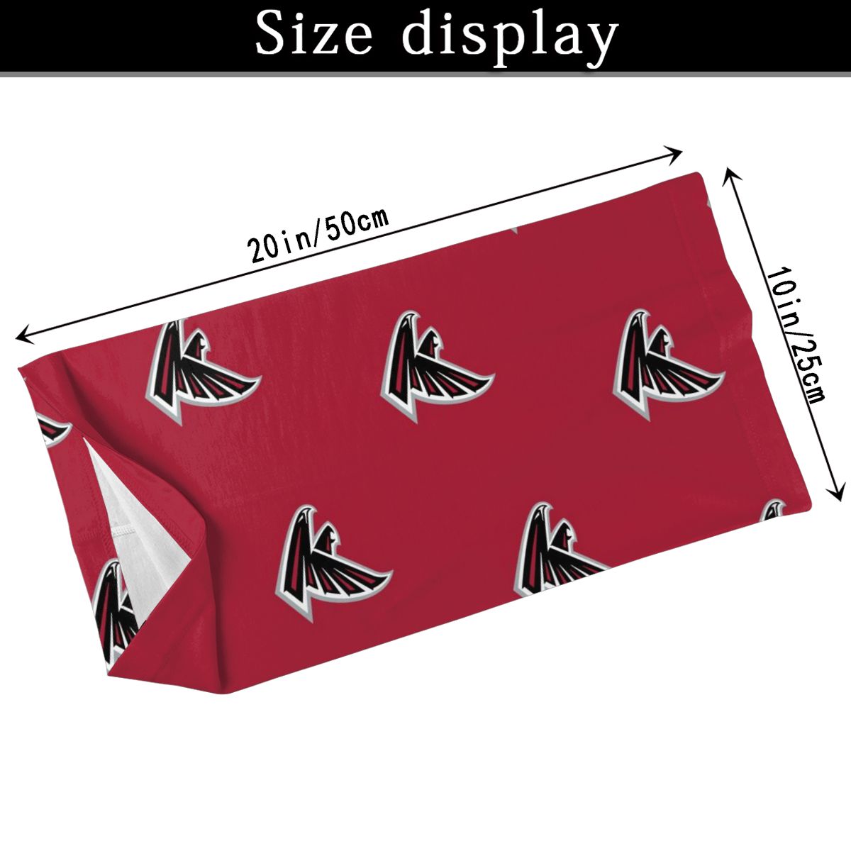 Reusble Mouth Cover Bandanas Atlanta Falcons Variety Head Scarf Face Mask With PM 2.5 Filter