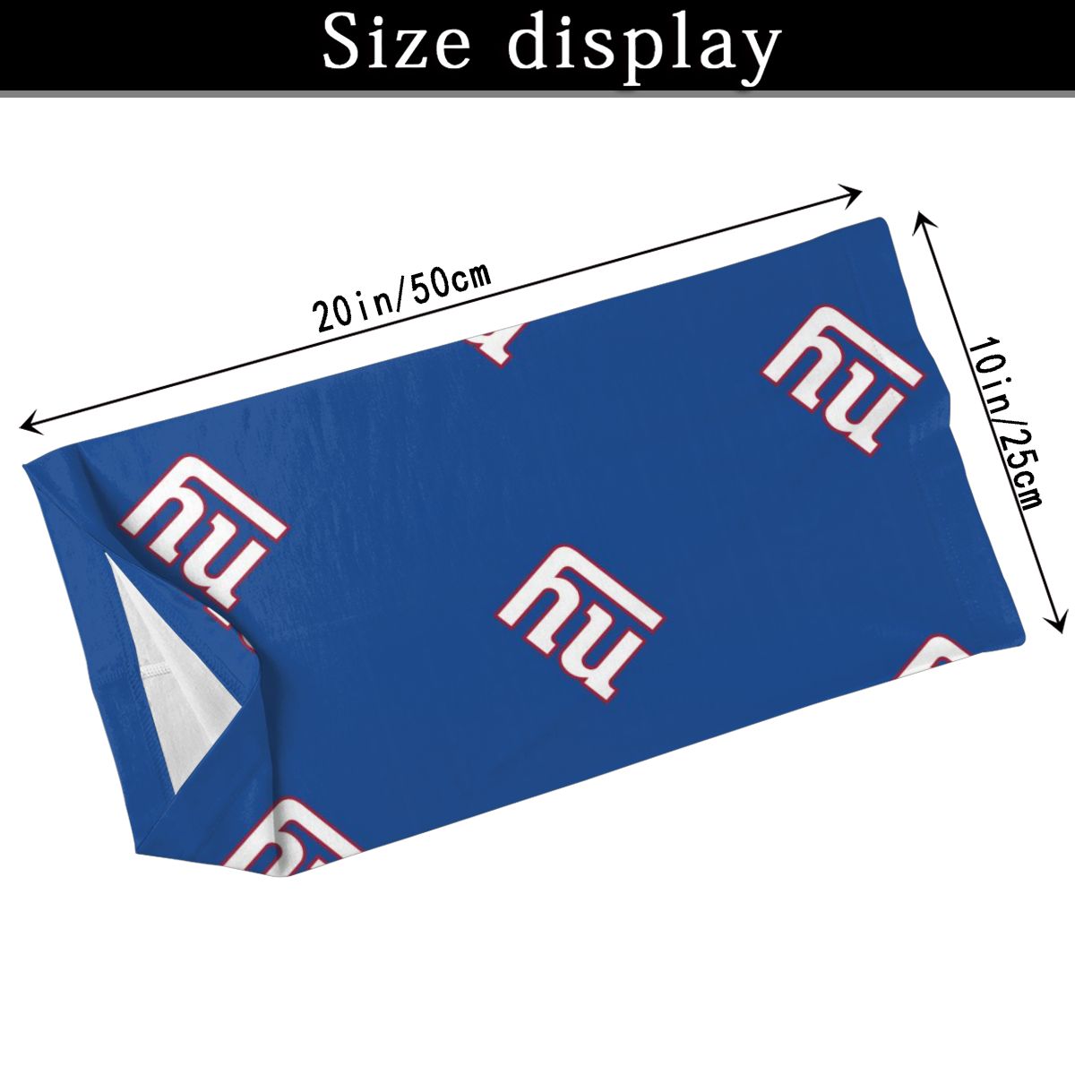 Reusble Mouth Cover Bandanas New York Giants Variety Head Scarf Face Mask With PM 2.5 Filter