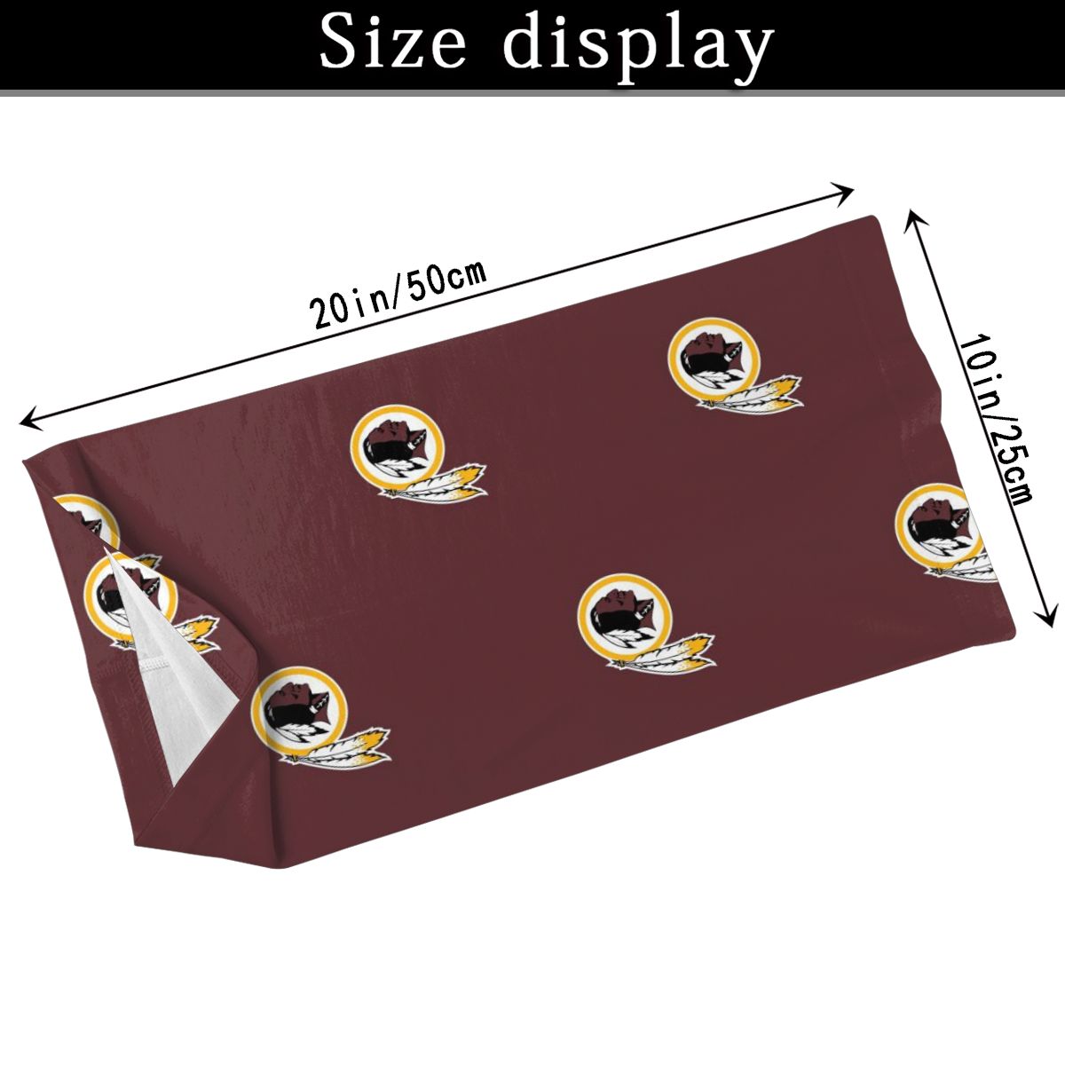 Reusble Mouth Cover Bandanas Washington Redskins Variety Head Scarf Face Mask With PM 2.5 Filter