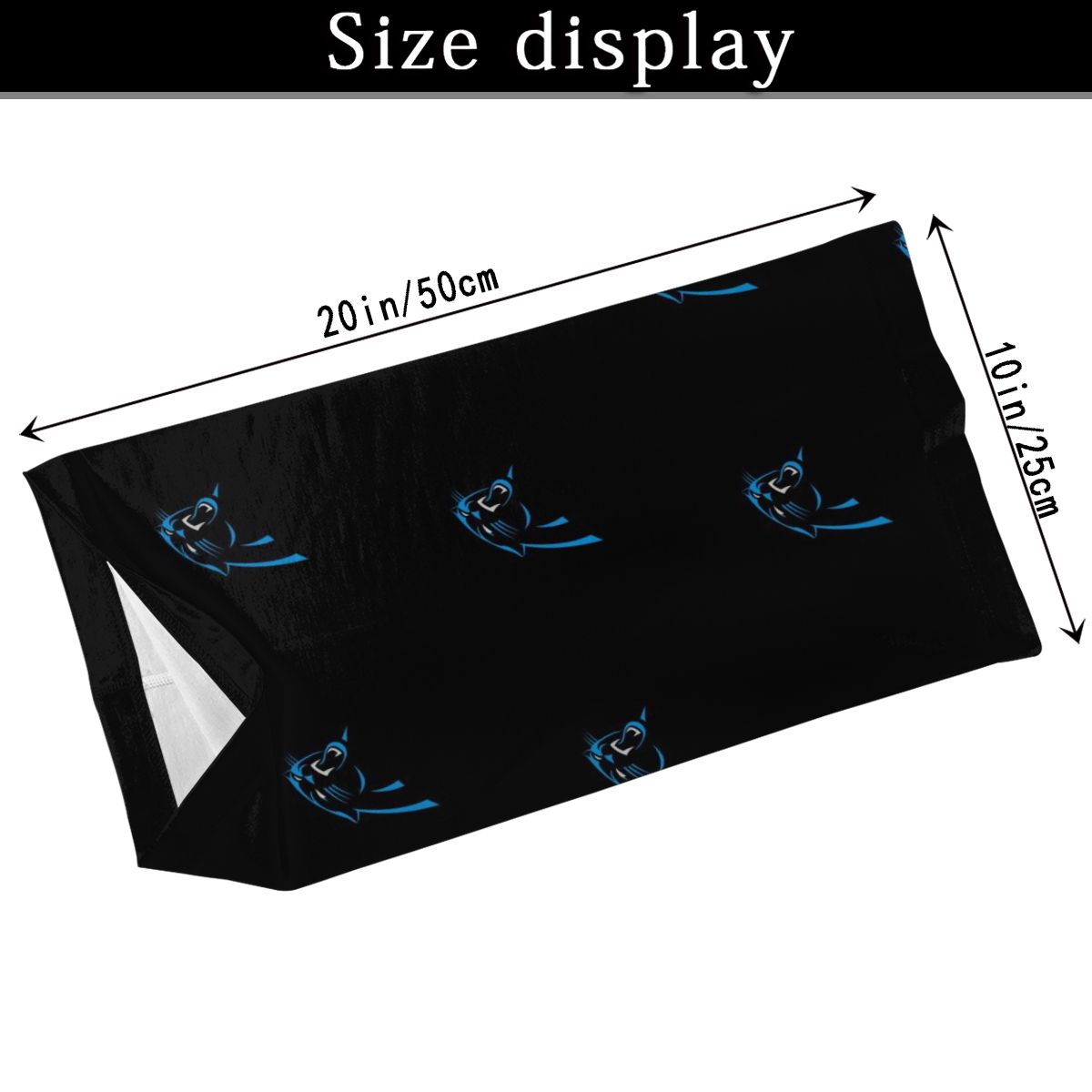 Reusble Mouth Cover Bandanas Carolina Panthers Variety Head Scarf Face Mask With PM 2.5 Filter