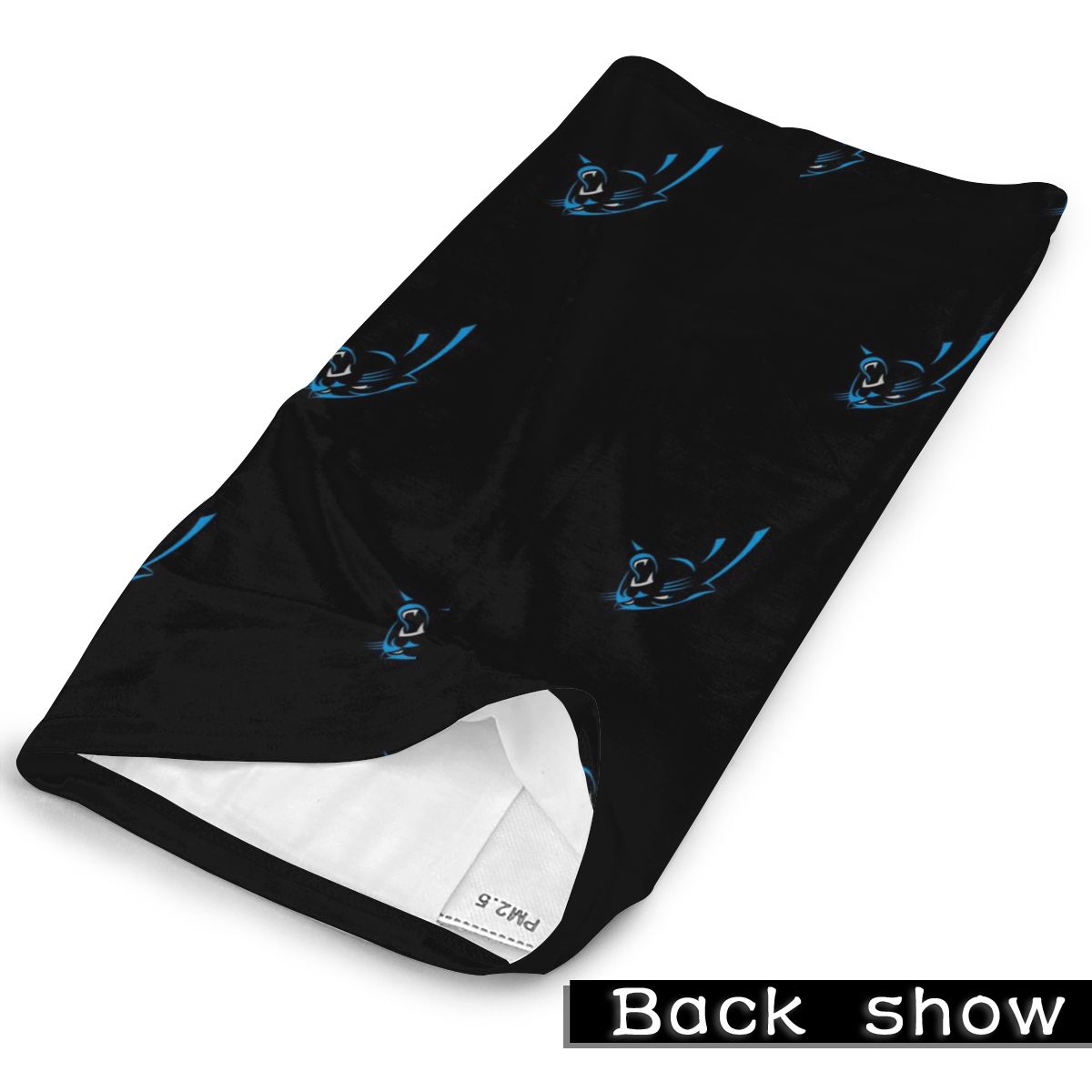 Reusble Mouth Cover Bandanas Carolina Panthers Variety Head Scarf Face Mask With PM 2.5 Filter