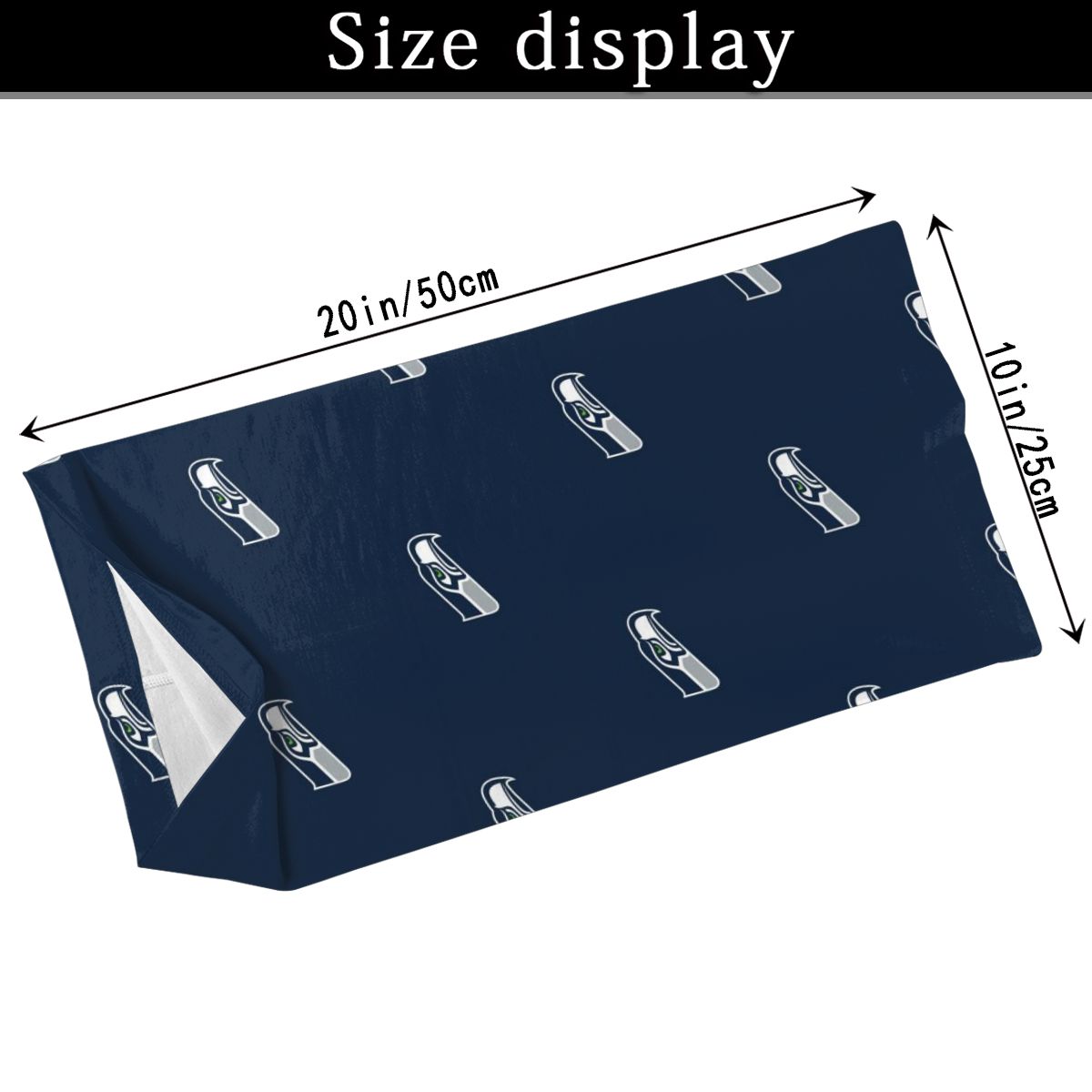 Reusble Mouth Cover Bandanas Seattle Seahawks Variety Head Scarf Face Mask With PM 2.5 Filter