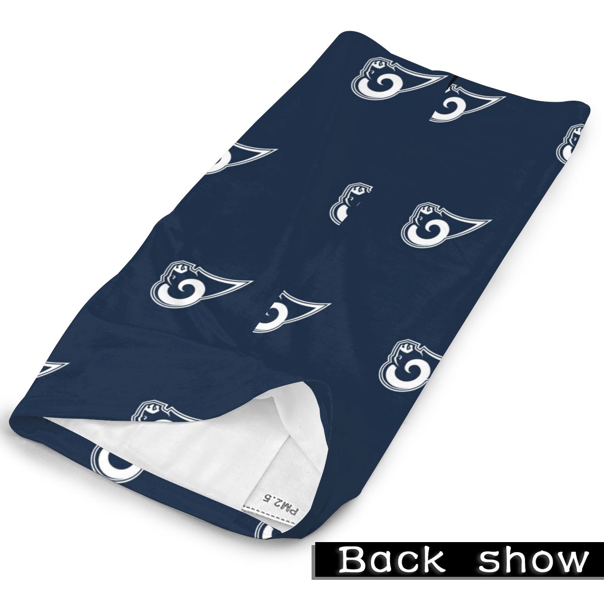 Reusble Mouth Cover Bandanas Los Angeles Rams Variety Head Scarf Face Mask With PM 2.5 Filter