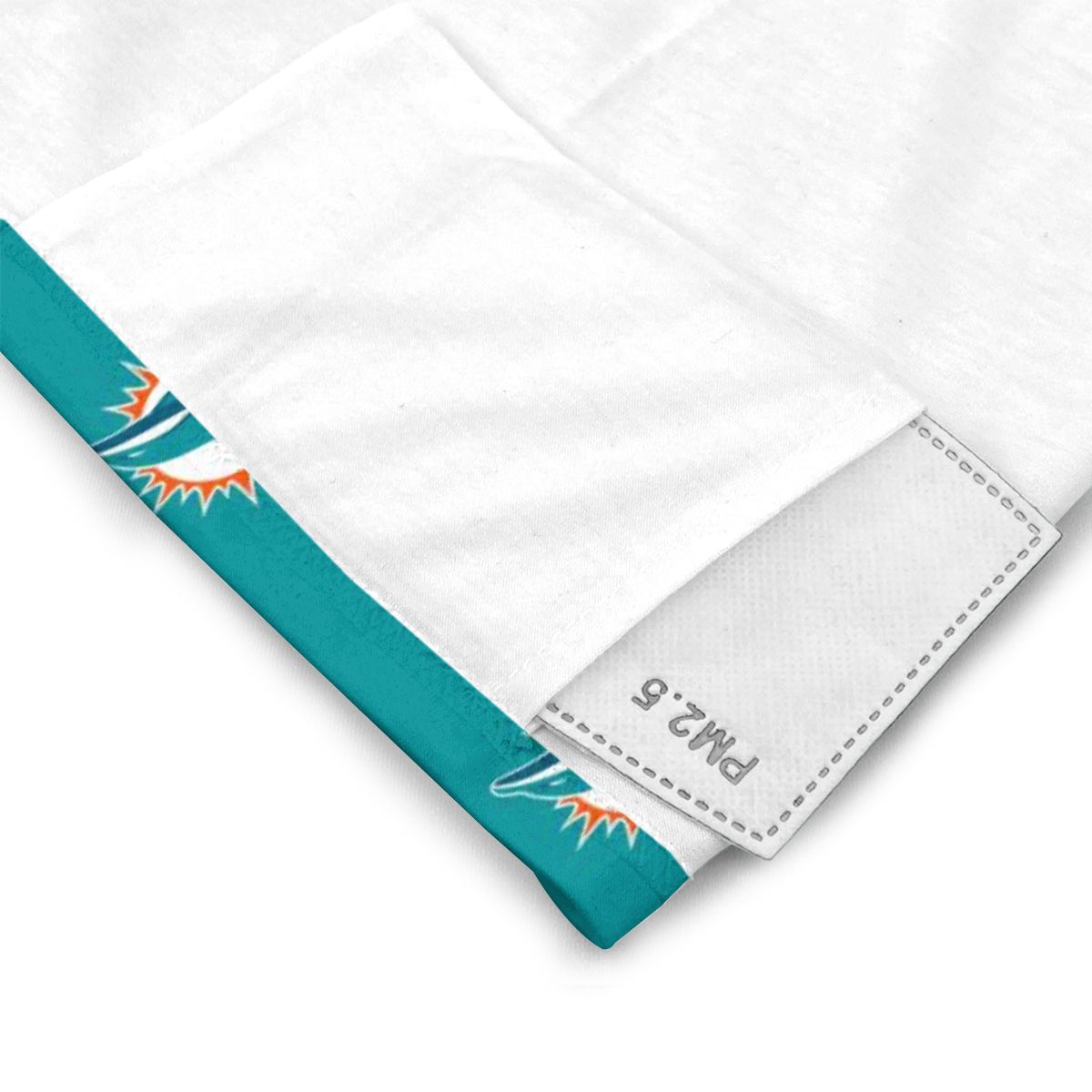 Reusble Mouth Cover Bandanas Miami Dolphins Variety Head Scarf Face Mask With PM 2.5 Filter