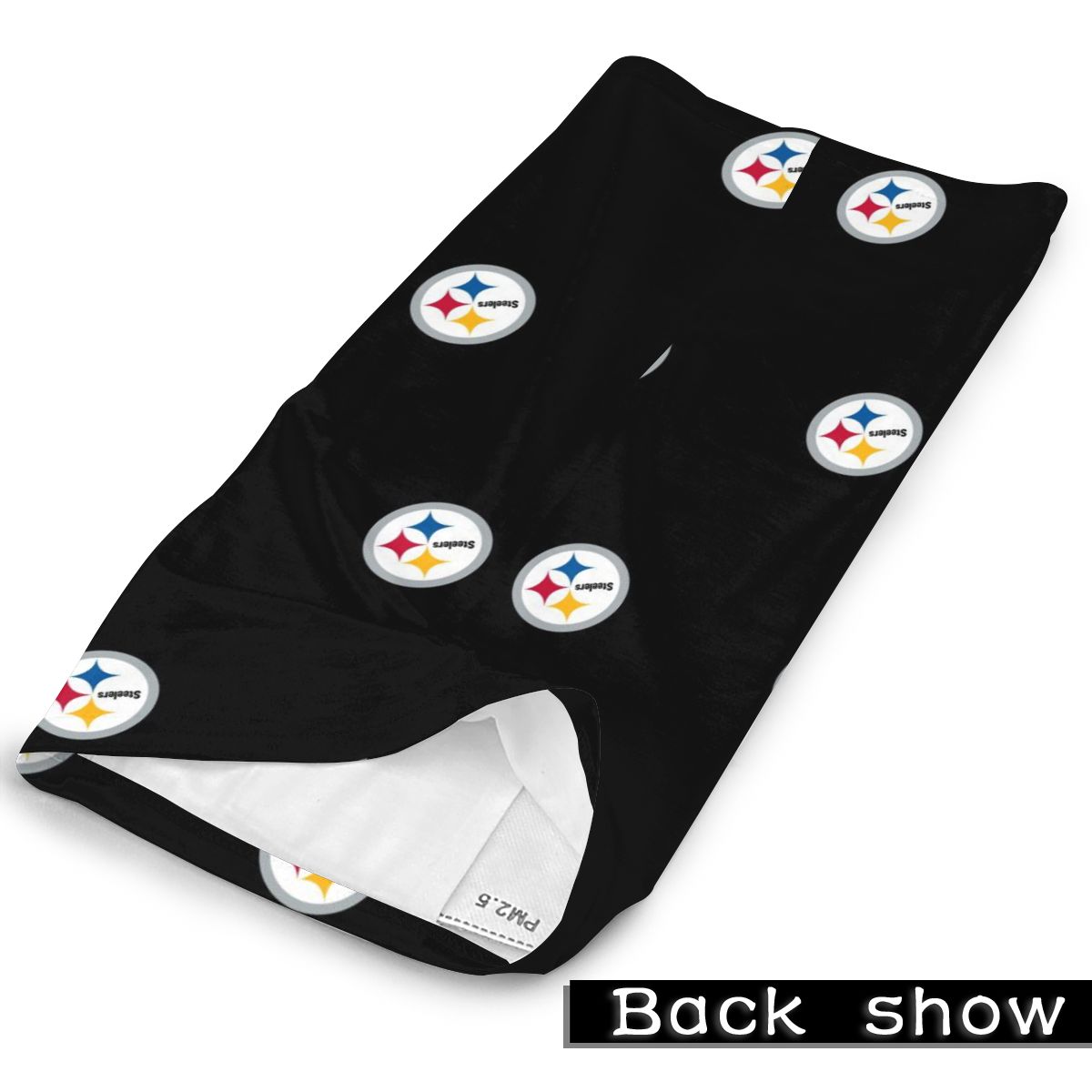 Reusble Mouth Cover Bandanas Pittsburgh Steelers Variety Head Scarf Face Mask With PM 2.5 Filter