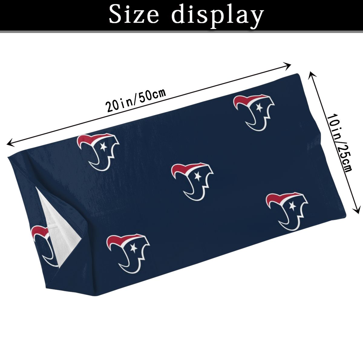 Reusble Mouth Cover Bandanas Houston Texans Variety Head Scarf Face Mask With PM 2.5 Filter