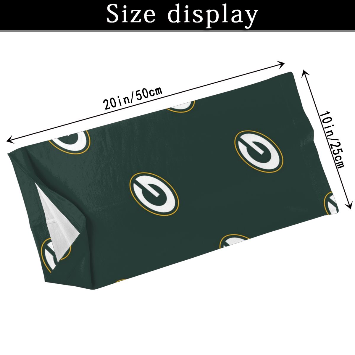 Reusble Mouth Cover Bandanas Green Bay Packers Variety Head Scarf Face Mask With PM 2.5 Filter
