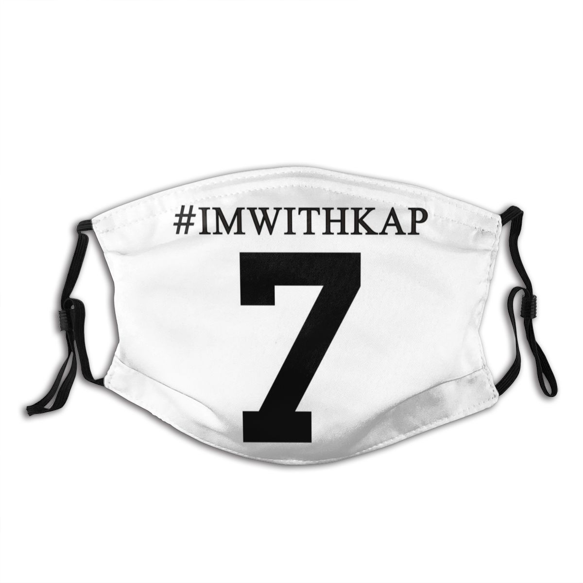 Football Personalized  San Francisco 49ers #7 Colin KaepernickWhite Face Mask With Filter