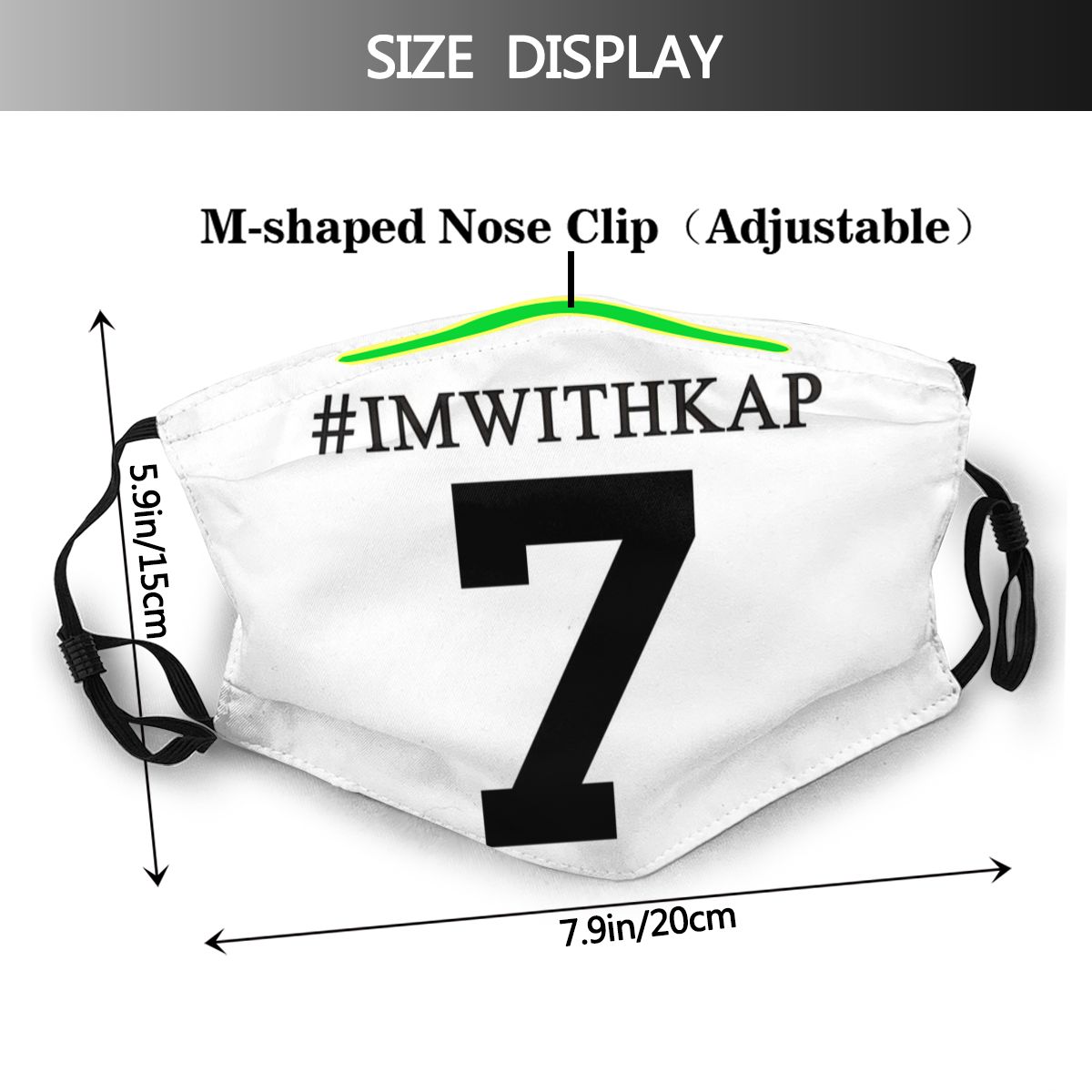 Football Personalized  San Francisco 49ers #7 Colin KaepernickWhite Face Mask With Filter