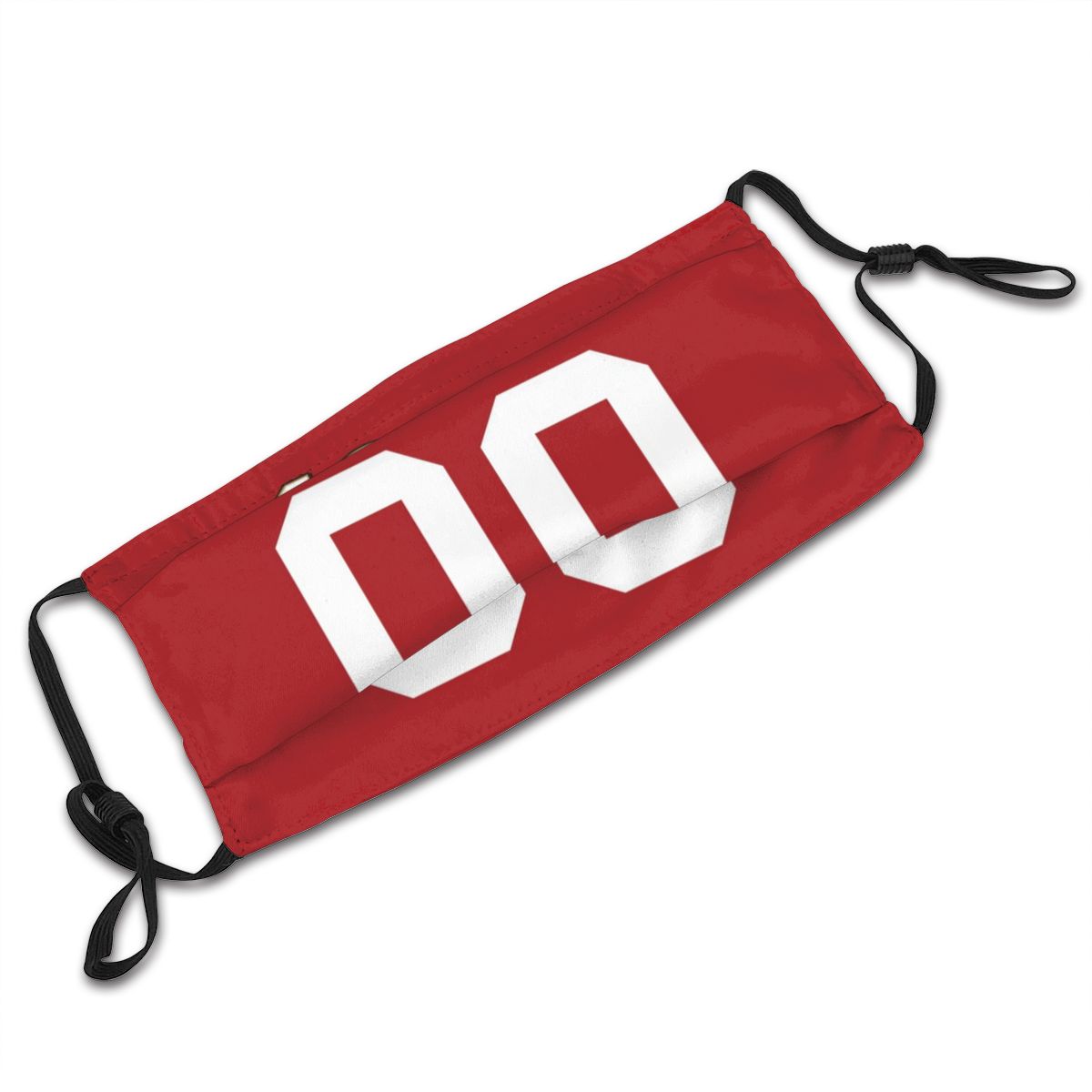 Personalized San Francisco 49ers Custom Any Number Face Mask Red With Filters