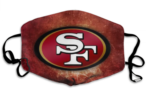 Print Football Personalized San Francisco 49ers Dust And Wind Respirator Mask