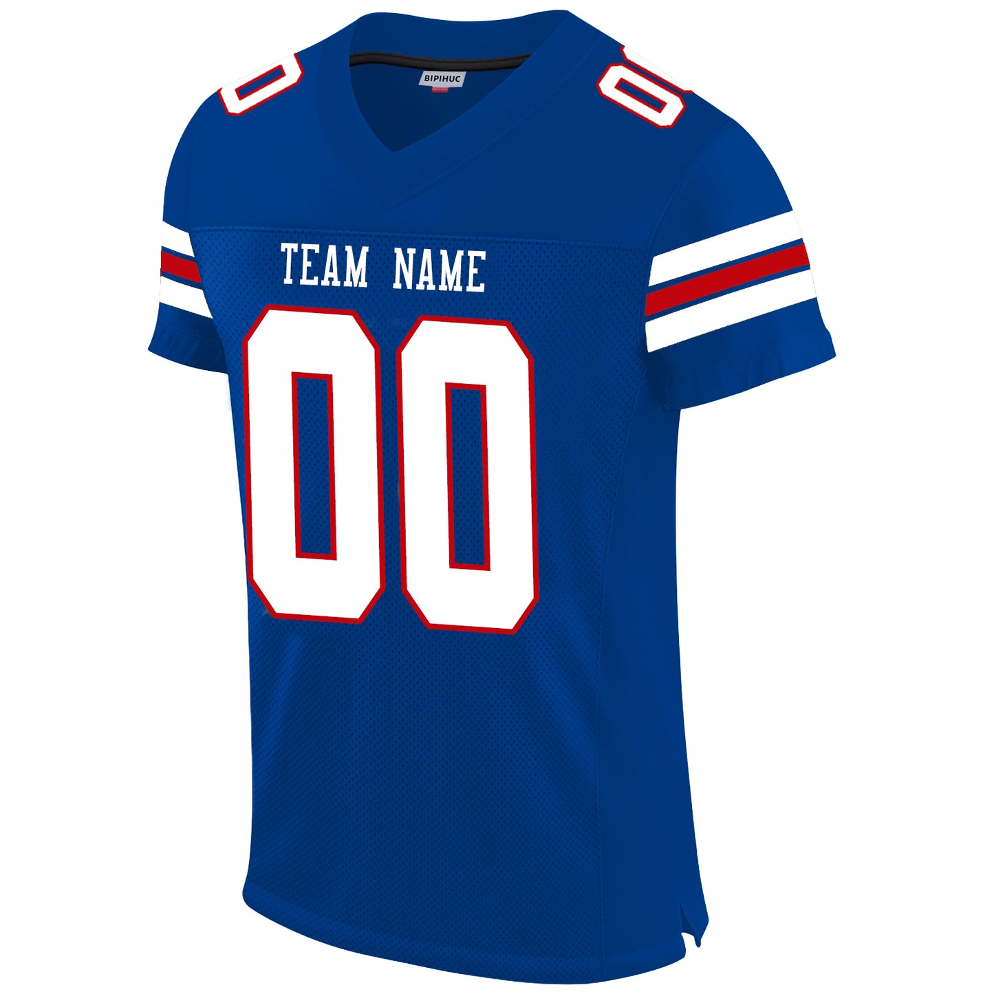 Custom Football Jersey for Men Women Youth Personalize Sports Shirt Design Buffalo Bills Royal Stitched Name And Number Christmas Birthday Gift
