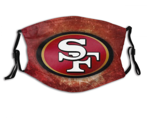 Print Football Personalized San Francisco 49ers Adult Dust Mask