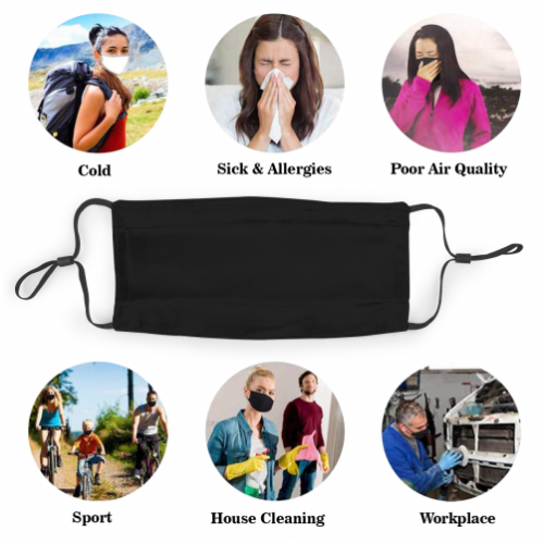 Print Dust Masks Fashion Football Personalized Oakland Raiders Face Mask With PM 2.5 Filter