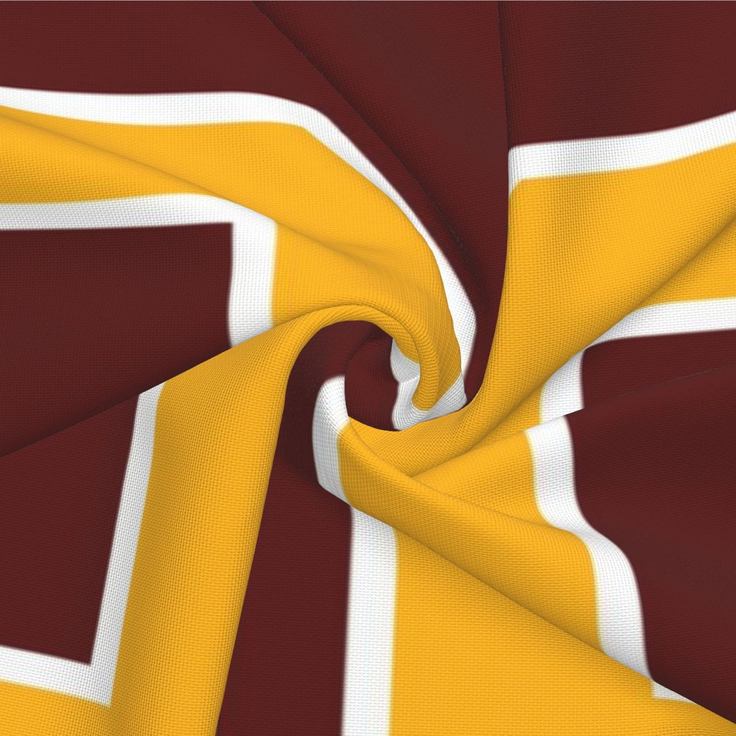 Custom Burgundy Gold Washington Commanders Decorative Throw Pillow Case - Print Personalized Football Team Fans Name & Number Birthday Gift