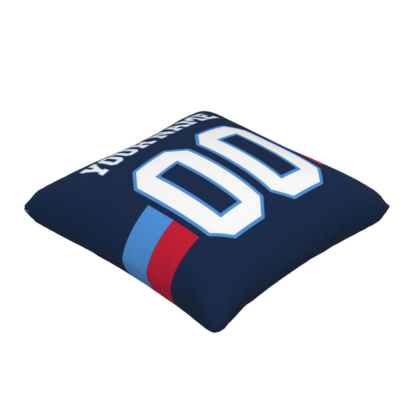Custom Navy Tennessee Titans Decorative Throw Pillow Case - Print Personalized Football Team Fans Name & Number Birthday Gift