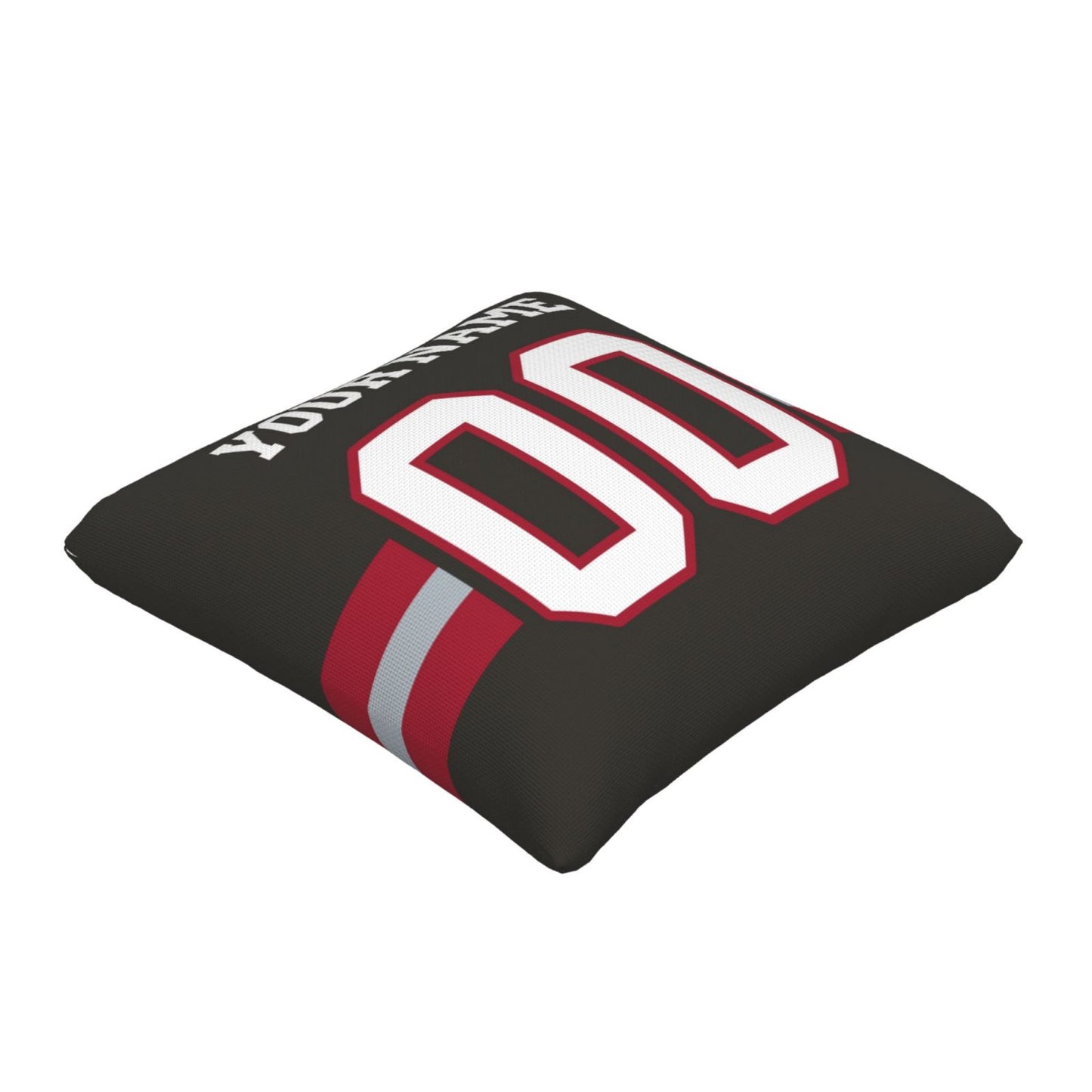 Custom Pewter Tampa Bay Buccaneers Decorative Throw Pillow Case - Print Personalized Football Team Fans Name & Number Birthday Gift