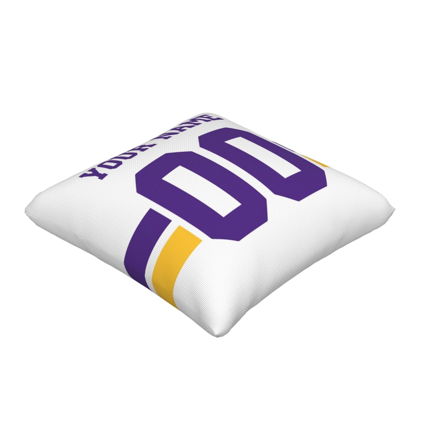 Customized Minnesota Vikings Football Team Decorative Throw Pillow Case Print Personalized Football Style Fans Letters & Number White Pillowcase Birthday Gift