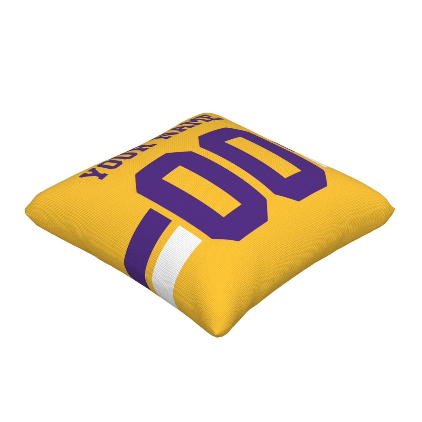 Customized Minnesota Vikings Football Team Decorative Throw Pillow Case Print Personalized Football Style Fans Letters & Number Orange Pillowcase Birthday Gift