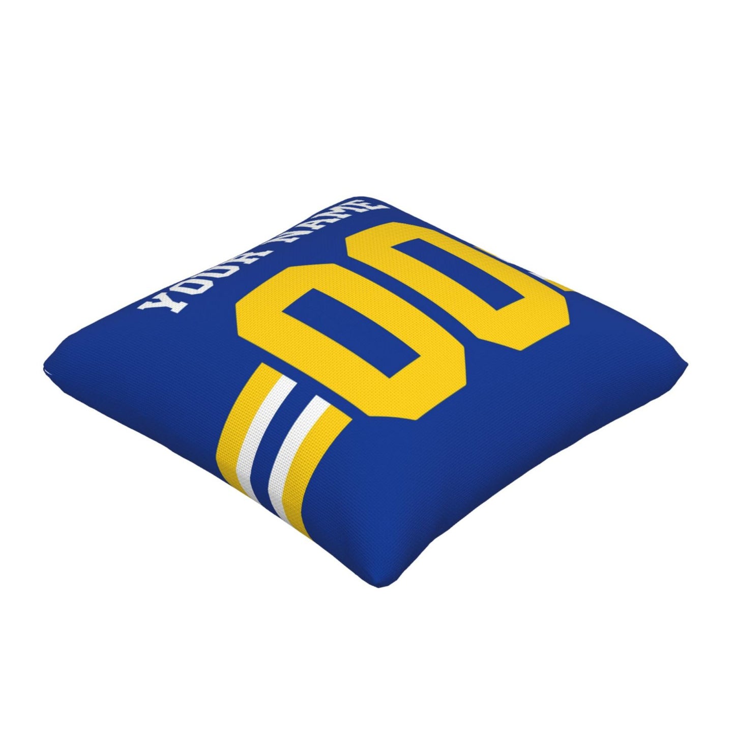 Customized Los Angeles Rams Football Team Decorative Throw Pillow Case Print Personalized Football Style Fans Letters & Number Royal Pillowcase Birthday Gifts