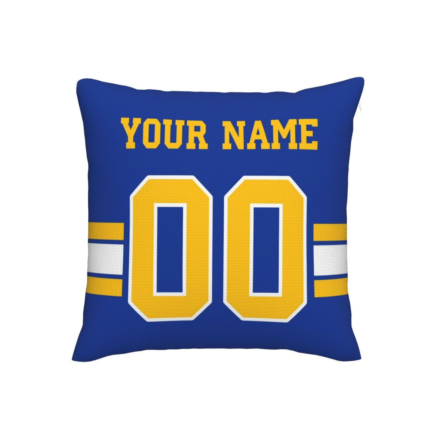 Customized Los Angeles Chargers Football Team Decorative Throw Pillow Case Print Personalized Football Style Fans Letters & Number Royal Pillowcase Birthday Gift