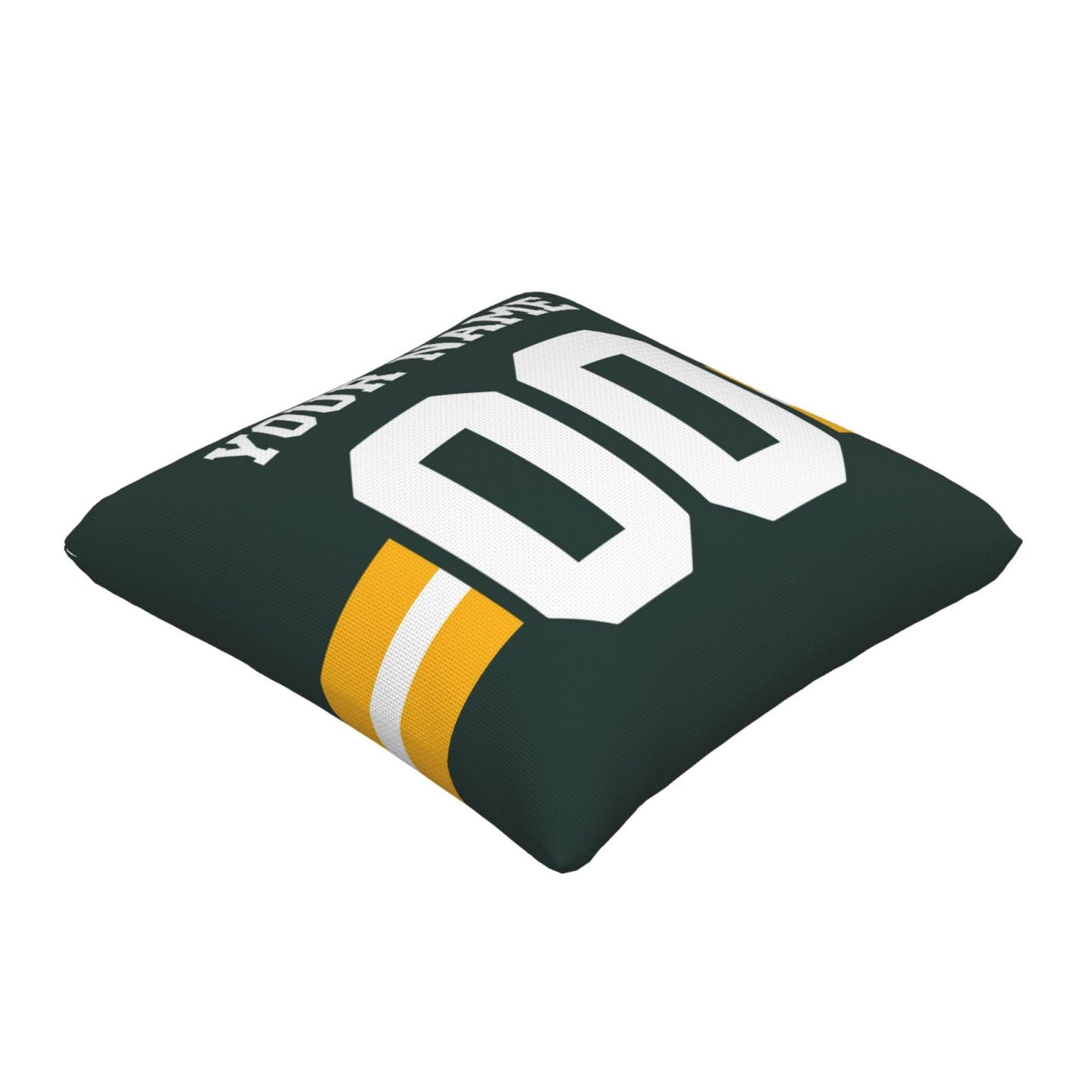 Customized Green Bay Packers Football Team Decorative Throw Pillow Case Print Personalized Football Style Fans Letters & Number Green Pillowcase Birthday Gift