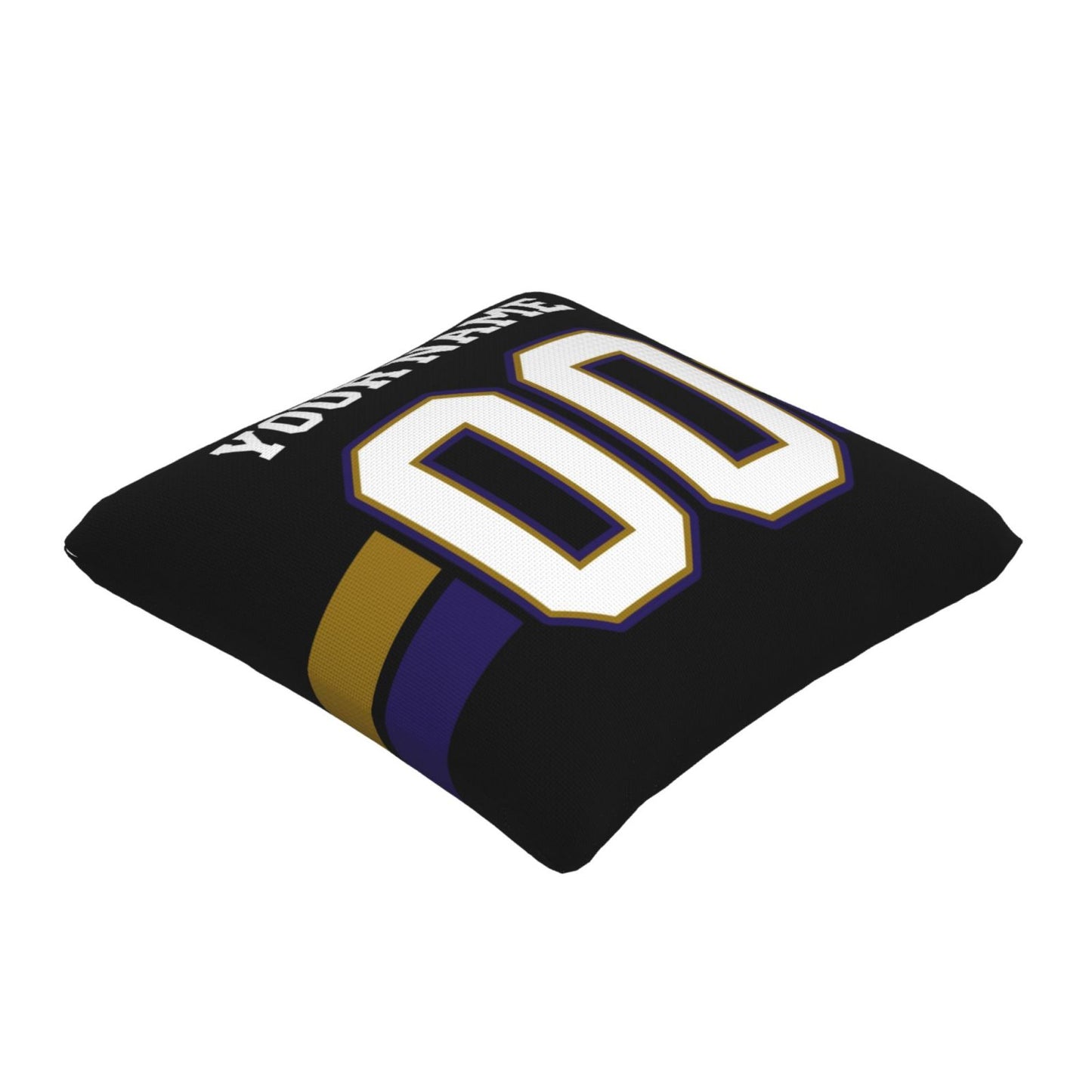 Baltimore Ravens Letters Decorative Pillows Case Custom Game Pillowcase Name Number Block Print Square Art Deco Throw Pillow