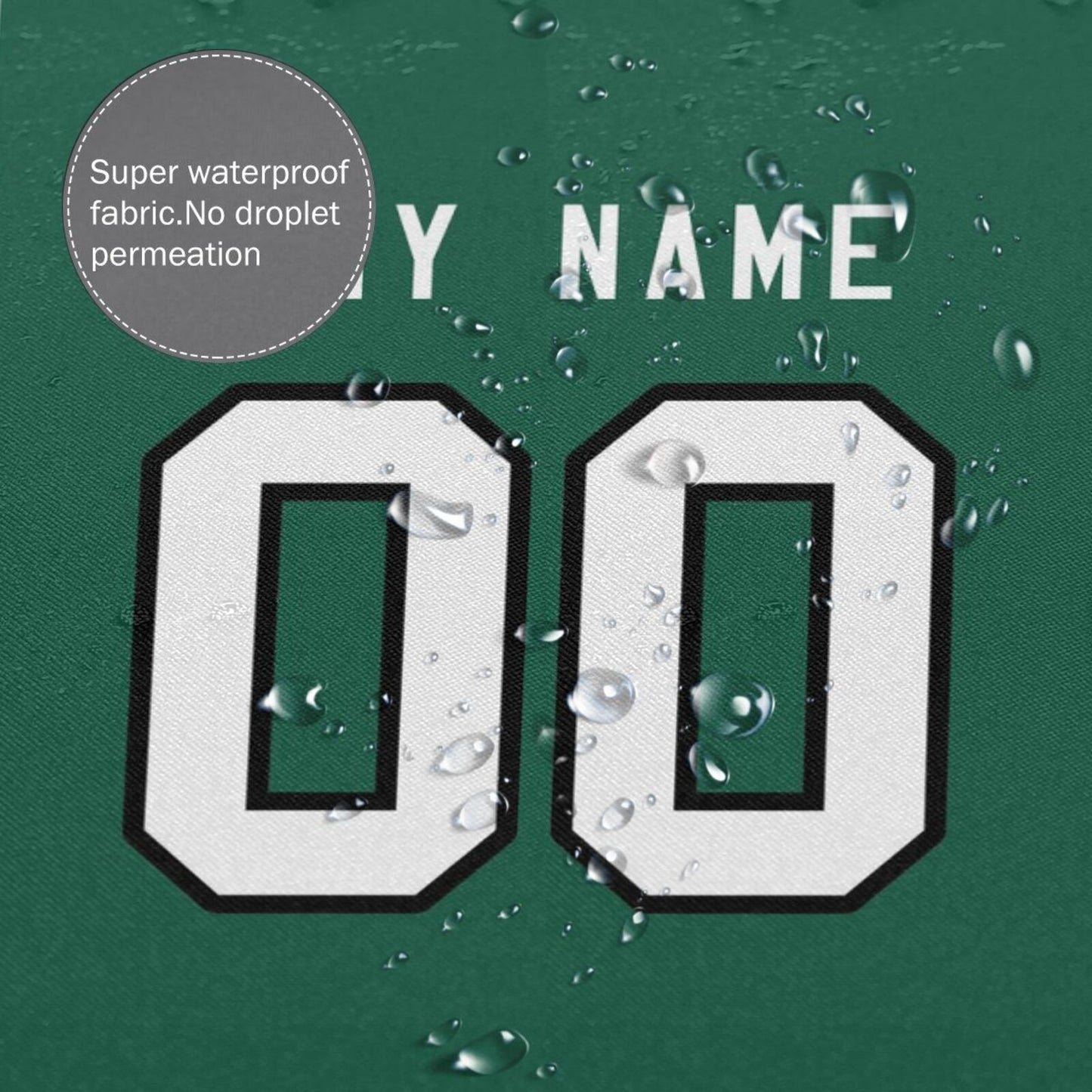 Custom Football New York Jets style personalized shower curtain custom design name and number set of 12 shower curtain hooks Rings