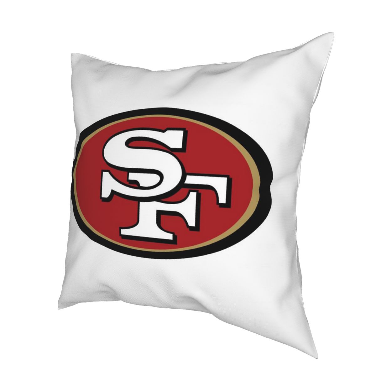Custom Decorative Football Pillow Case San Francisco 49ers White Pillowcase Personalized Throw Pillow Covers