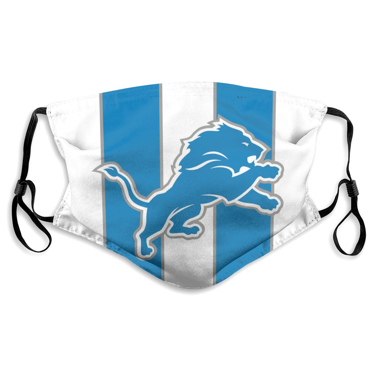 Custom Football Personalized D.Lion 01-White Dust Face Mask With Filters PM 2.5