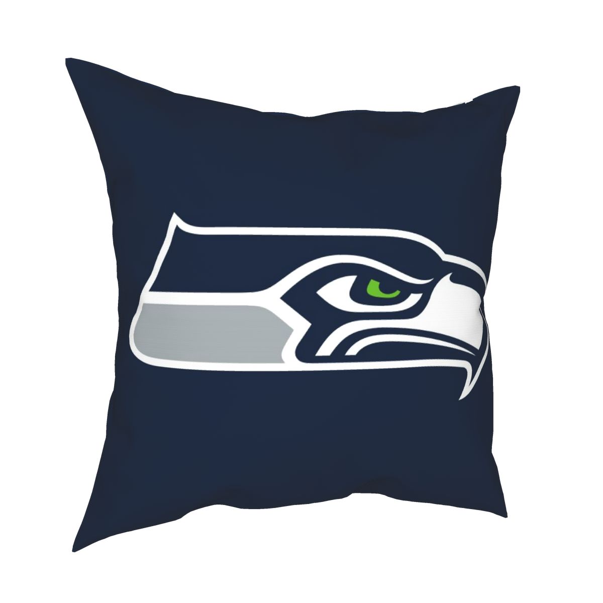 Custom Decorative Football Pillow Case Seattle Seahawks Navy Pillowcase Personalized Throw Pillow Covers