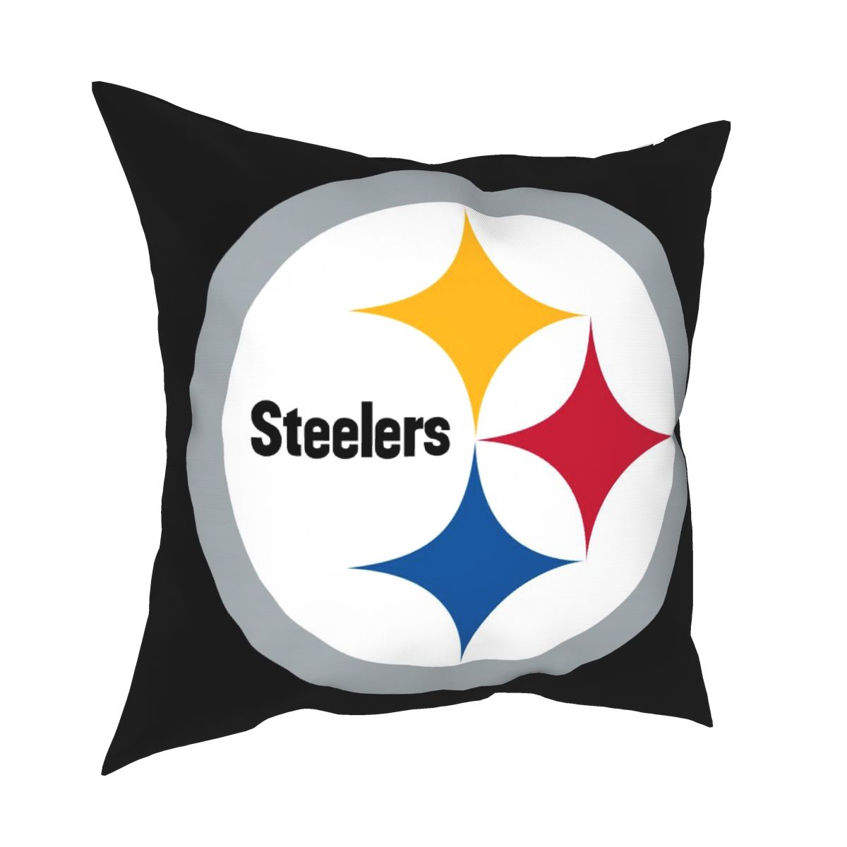Custom Decorative Football Pillow Case Pittsburgh Steelers Black Pillowcase Personalized Throw Pillow Covers