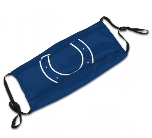 Print Football Personalized Indianapolis Colts Adult Dust Mask With Filters