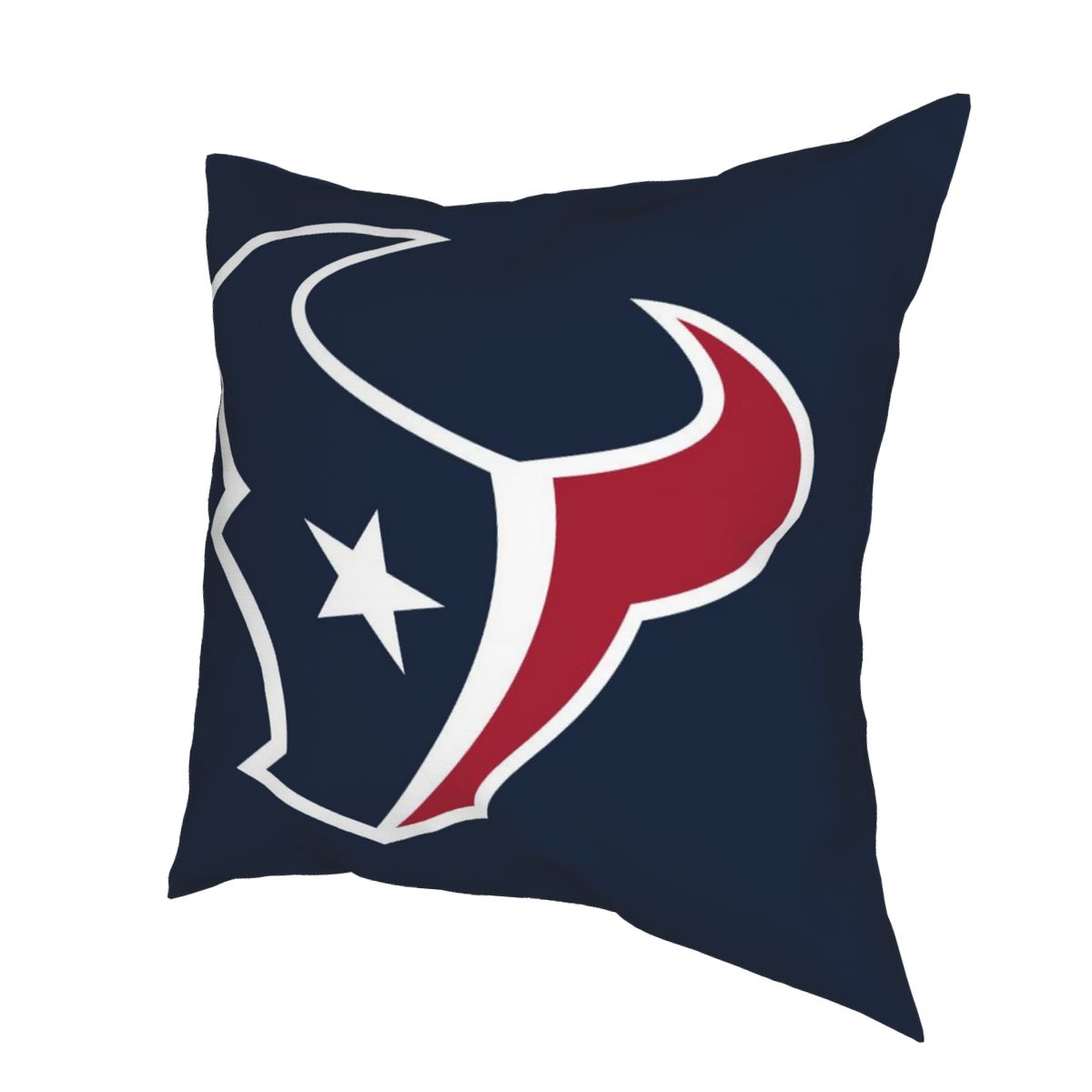 Custom Decorative Football Pillow Case Houston Texans Navy Pillowcase Personalized Throw Pillow Covers