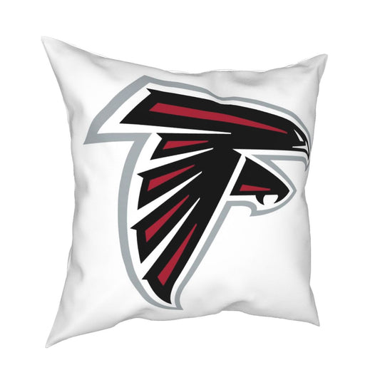 Custom Decorative Football Pillow Case Atlanta Falcons White Pillowcase Personalized Throw Pillow Covers